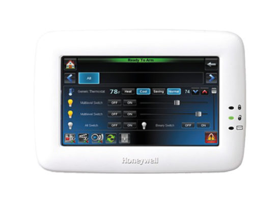 Alarmas de seguridad Teclado Sensible al Tacto con ZWave para paneles de alarma VISTA compatibles